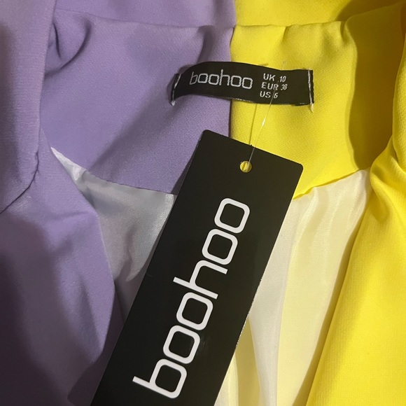Boohoo Color Block Blazer - Picture 3 of 4